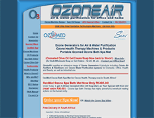 Tablet Screenshot of ozoneair.co.za